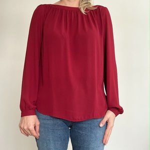 Loft Red Shirt Size Small